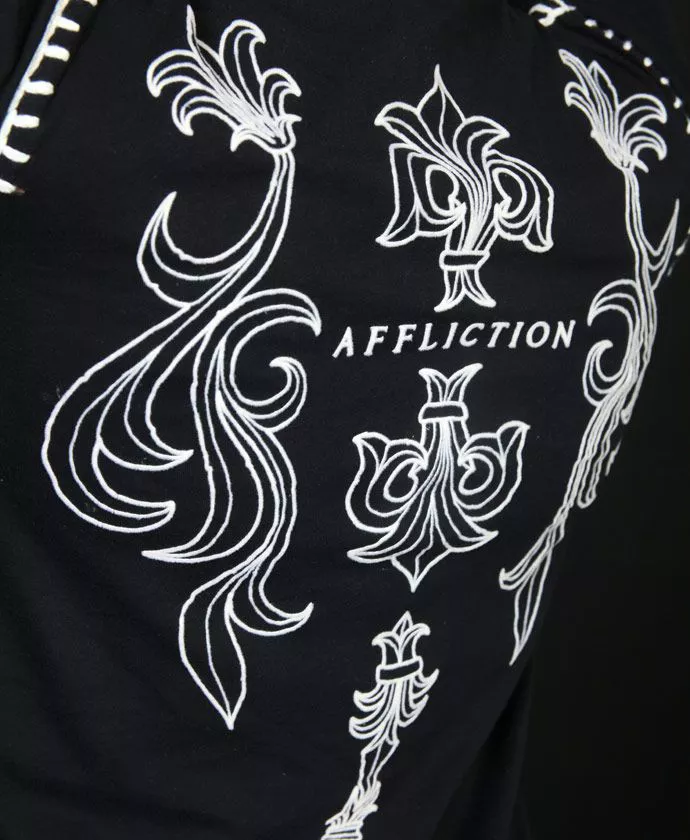 Купить футболку Affliction Stone Flower black в Екатеринбурге | фото 4